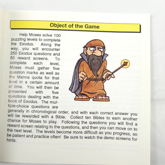 Exodus Journey to the Promise Land Game Boy Instruction Manual Booklet *Only* - Picture 3 of 6